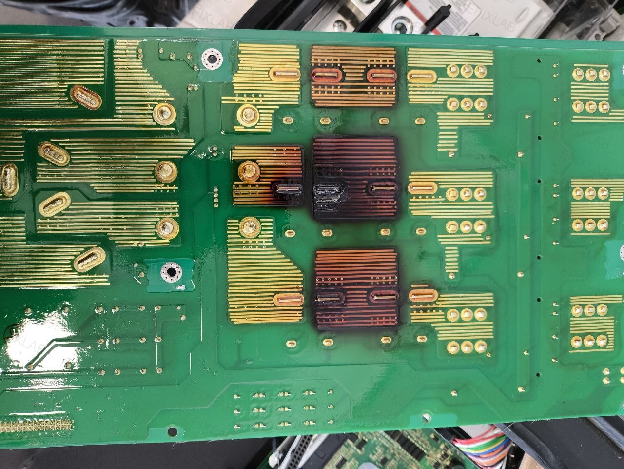 Przegrzana płytka PCB